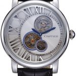 Cartier Rotonde Reversed Tourbillon White Dial 621948