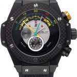Hublot Big Bang Unico Bi-Retrograde Chrono King Black Steel Case Black Rubber Strap  622771