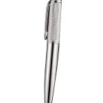 Cartier Silver Patterned Upper Body Silver Ballpoint Pen  622767