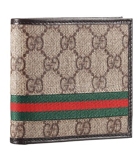 Gucci Supreme Web Bi-Fold Wallet