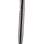 Christian Dior Horizontally Grooved Upper Body Dark Grey Ballpoint Pen  622749