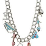 Juicy Couture Replica Enameled Silver Mixed Charms Necklace 2165-115