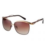 Christian Dior Demoiselle Gold Frame Brown Lenses Sunglasses 308118