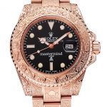 Rolex Mastermind Japan Limited Edition Black Dial Rose Gold Case And Bracelet 1454073