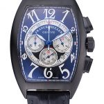 Franck Muller Casablanca White Dial Numbers Black Croco Strap 80303