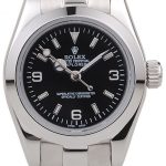 Rolex Explorer Polished Stainless Steel Black Dial 98089