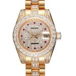Swiss Rolex DateJust Diamond Dial Gold 622023
