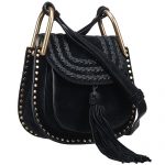 Chloe Hudson Mini Black Suede Leather Bag 18927059
