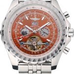 Breitling Bentley Mulliner Tourbillon Brown Dial Stainless Steel Case And Bracelet  622733