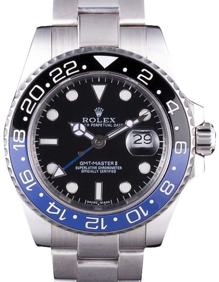 Rolex GMT MASTER II BLACK/BLUE BEZEL 2013 rl431 621393