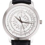 Swiss Patek Philippe Multi-Scale Chronograph White Dial Stainless Steel Case Black Leather Strap
