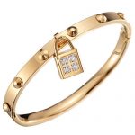 Louis Vuitton Lockit Gold Cuff 700624