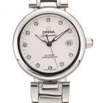 Omega DeVille Ladymatic Stainless Steel Strap White Dial