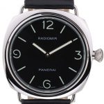 Panerai Radiomir Black Dial Black Leather Bracelet