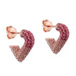 Louis Vuitton LV & V Rose Gold Earrings 700627