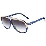 Gucci Aviator Blue Floral Frame Sunglasses 308423