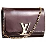 Louis Vuitton Chain Louise Patent Leather Amarante