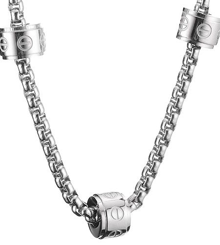 Cartier Love Pendants Silver Necklace  700714