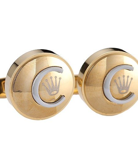 Rolex Emblem Gold And Silver Cufflinks 700770