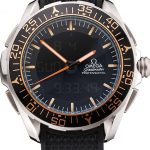 Omega Speedmaster Skywalker X-33 Black Dial Orange On Black Bezel Stainless Steel Case Black Rubber Strap