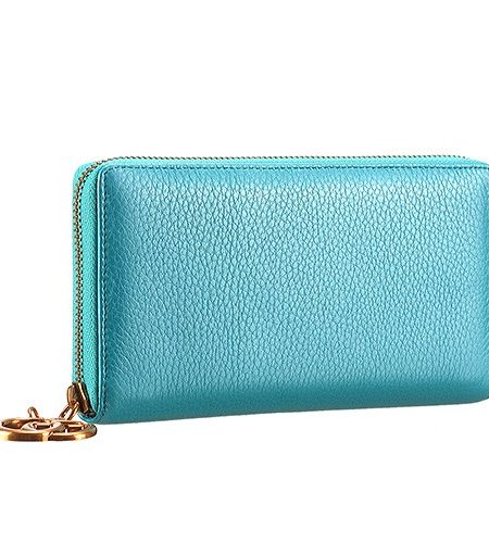 Gucci Marmont Leather Wallet Blue