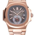 Patek Philippe Nautilus Gray Dial Rose Gold Case And Bracelet