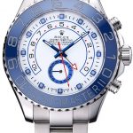 Rolex Yacht Master II White Dial Blue Bezel Stainless Steel Bracelet 622269