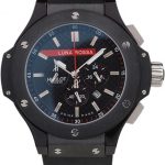 Hublot Limited Edition Luna Rosa Black Dial Watch