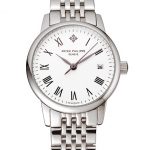 Patek Philippe Calatrava Ladies White Dial Stainless Steel Case And Bracelet 1453834
