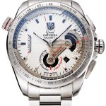 Tag Heuer Swiss Carrera Tachymeter Bezel Stainless Steel White Dial