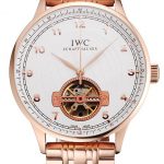IWC Portugieser Tourbillon White Dial Rose Gold Numerals Rose Gold Case And Bracelet