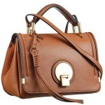 Chloe Indy Tan Leather Double Carry Bag 18927082
