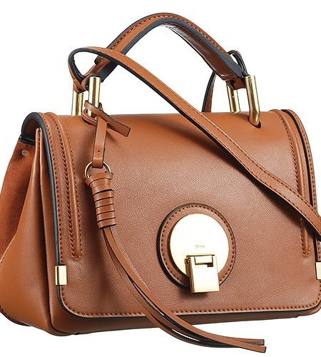 Chloe Indy Tan Leather Double Carry Bag 18927082