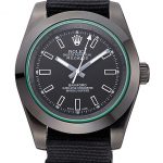 Rolex Milgauss Bamford Black Nylon Strap 622001