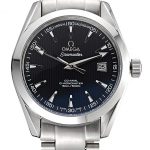 Omega Seamaster Black Dial Stainless Steel Band  622165