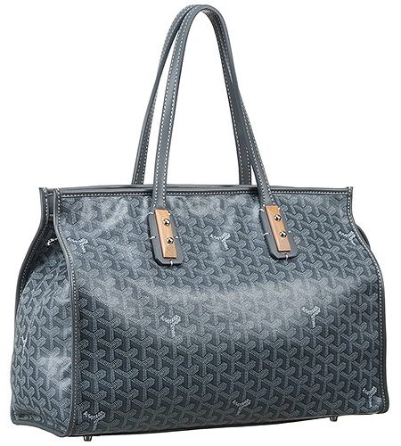 Goyard Sac Marquises Zippered Grey Tote Bag 18927355