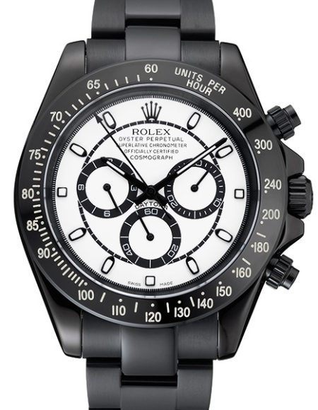 Rolex Cosmograph Daytona White And Black Dial Black Stainless Steel Case And Bracelet  1454249