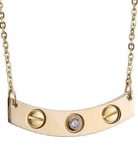 Cartier Love Diamond Gold Necklace  700709
