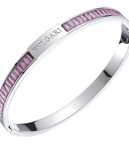 Bvlgari Amethyst Red Silver Bracelet  700701