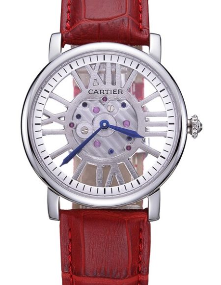 Cartier Rotonde Skeleton Flying Tourbillon Red 621967