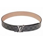 Louis Vuitton Initiales Damier Graphite Belt