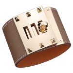 Hermes Kelly Dog Extreme Bracelet Taupe
