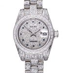 Swiss Rolex DateJust Diamond Dial Stainless Steel 622022
