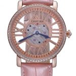 Cartier Rotonde Skeleton Flying Tourbillon Light Pink 621960