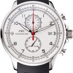 IWC Portugieser Yacht Club White Dial Stainless Steel Case Black Rubber Strap