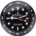 Rolex Explorer II Wall Clock Black  622477