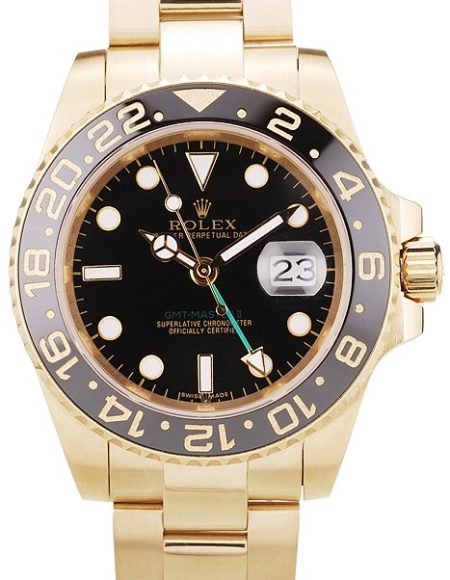Rolex GMT Master II Black Ceramic Bezel Black Dial 98228