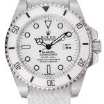 Rolex Submariner Bamford White Dial White Fabric Bracelet  1453867