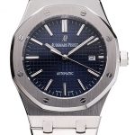 Swiss Audemars Piguet Royal Oak Blue Dial Stainless Steel Case And Bracelet