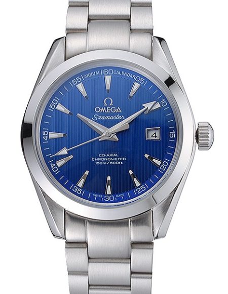 Omega Seamaster Blue Dial Stainless Steel Band  622166
